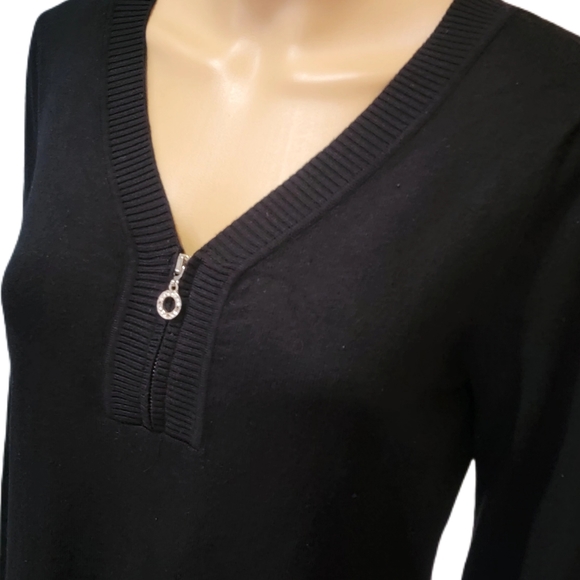 Cable & Gauge Black Sweater Small - Picture 2 of 7